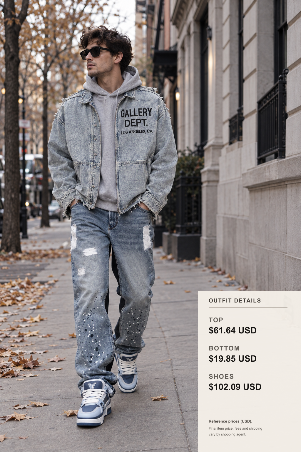 gallery dept Hoodies: 3 Winter Street Looks outfit 1 full-body street style for fashionreps
