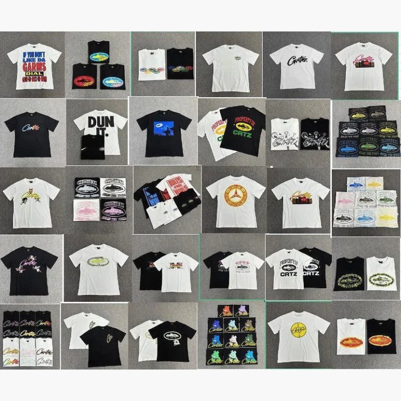 Corteiz Graphic Print Multicolor T-Shirt Collection Review: Loose Crew Necks in S–3XL