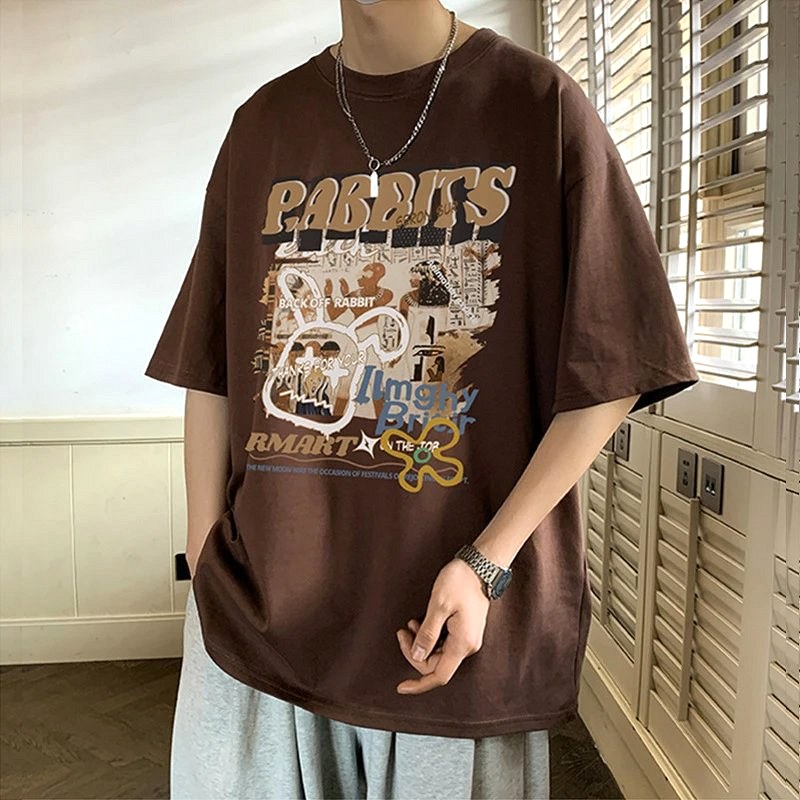 Foreign Trade Brown T-Shirt Review: A Tape-Measure Reading of the Loose Cut and Its 1–3 cm Tolerance