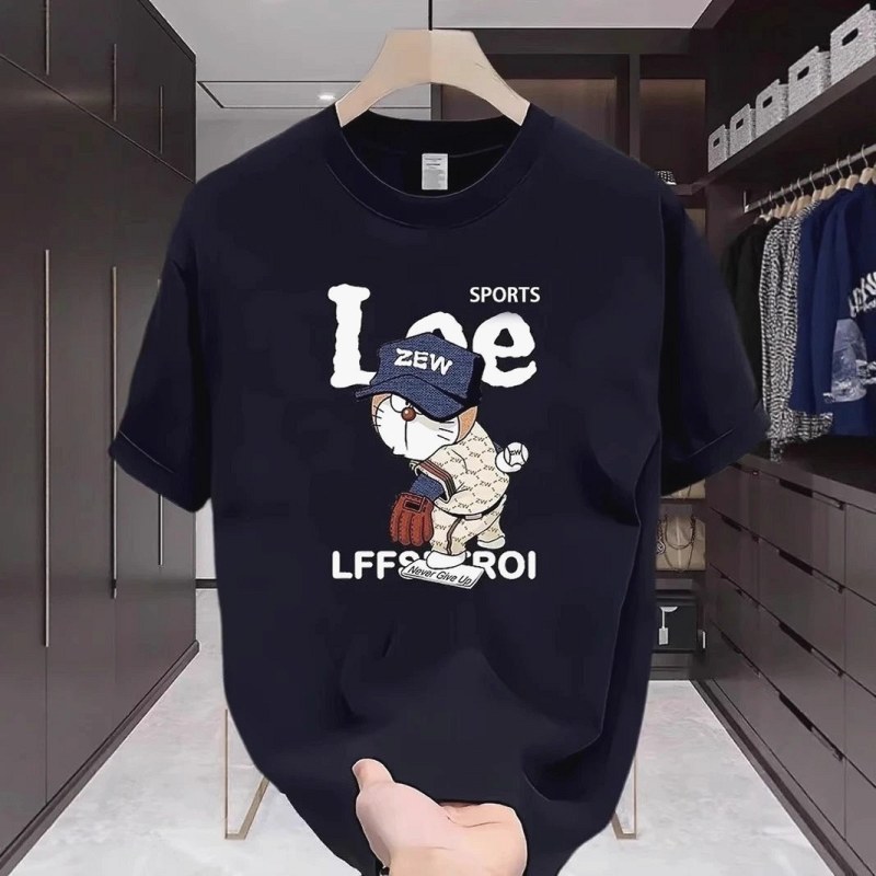 Lee Black Baseball-Print Tee Review: Front vs Chest Print, 250 g or 200 g Cotton