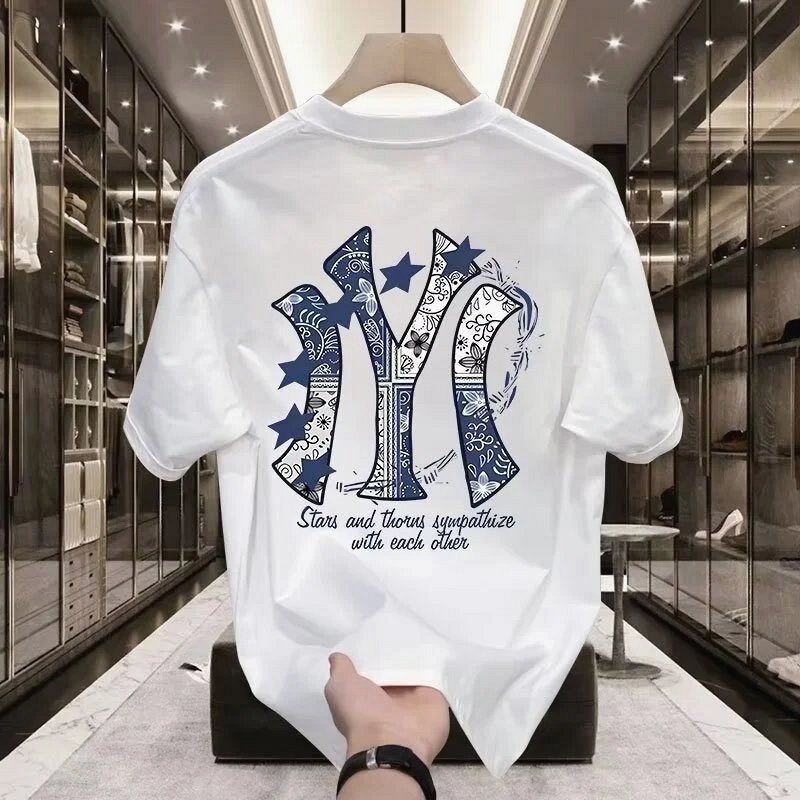 MLB Blue Printed Streetwear T-Shirt—Special Offer Review: A Box Fan, a Stopwatch and the 'Breathable' Note on a Milk-Silk Polyester Tee