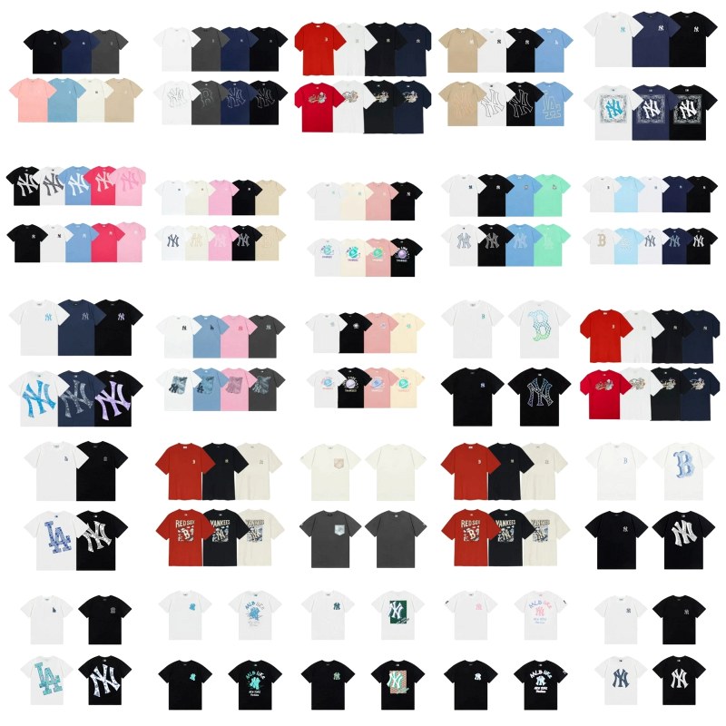MLB Multi-Color T-Shirt Collection Review: 100% Cotton, 30+ Colorways, S–XXXL