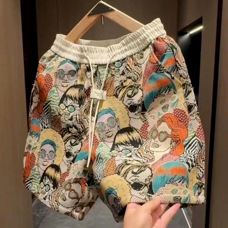 Palm Angels Capri Shorts Review: Loose Five-Point Summer Polyester