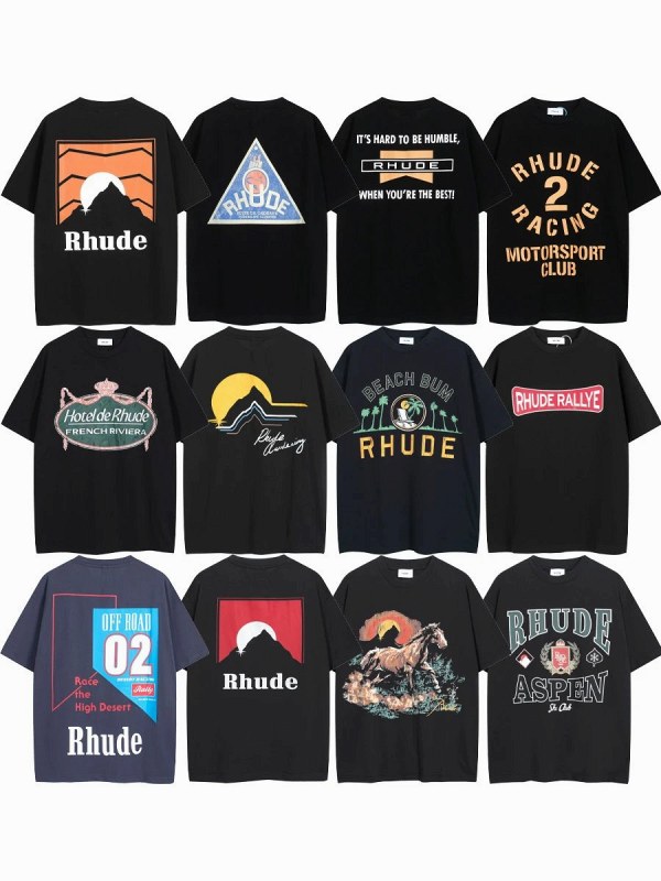 Rhude "Dark" Series T-Shirt Collection Review: A Boxy Cotton Tee for $8.36