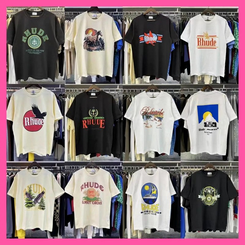 Rhude Streetwear T-Shirt Collection Review: 220g Cotton, Loose Fit, Tested